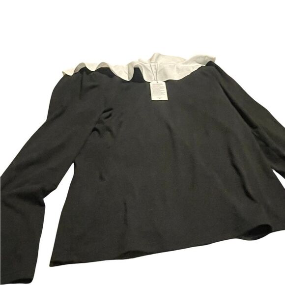 Vince Camuto size large Elegant Black and White Women's Top new with tags - Picture 2 of 2